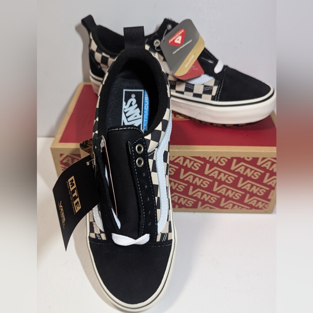 Vans Unisex Old Skool MTE-1 Black/White/Checkerboard